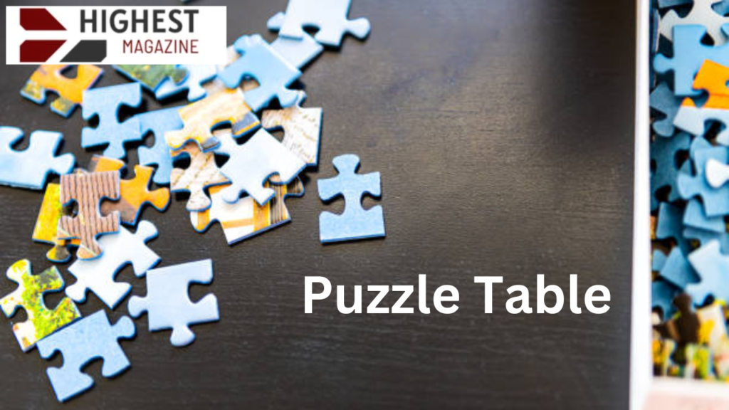 puzzle table