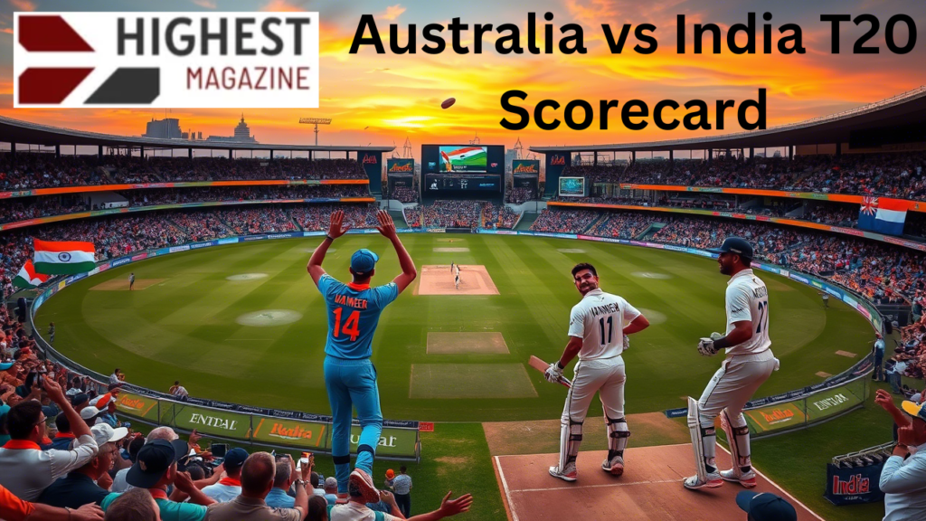 Australia vs India T20 Scorecard